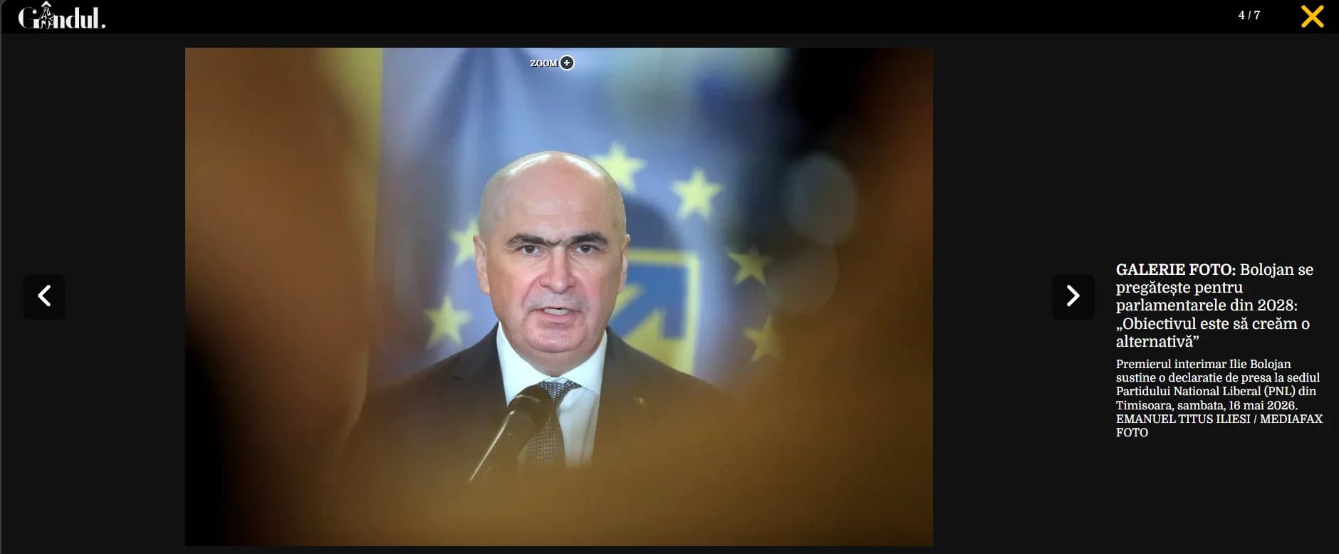 Gandul — apariție în presă