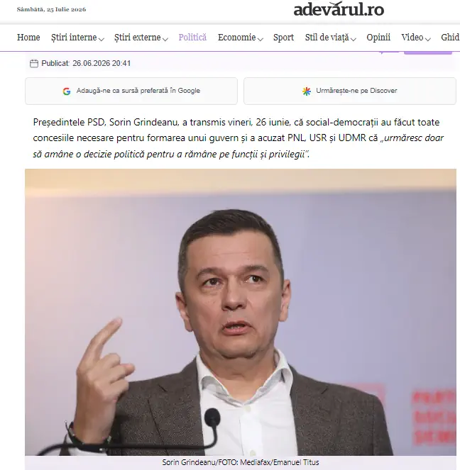 Adevărul — apariție în presă