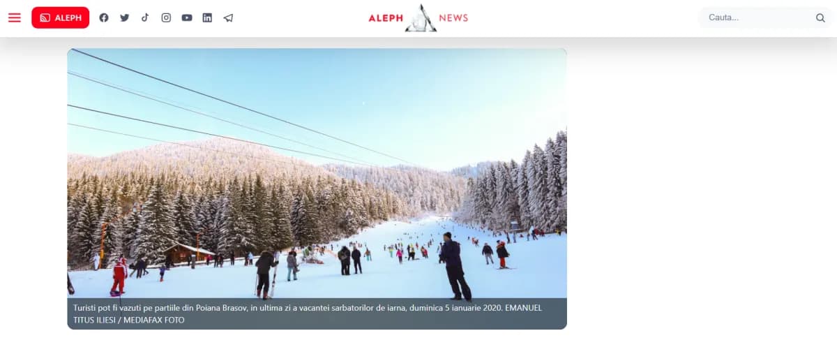 Aleph News — apariție în presă