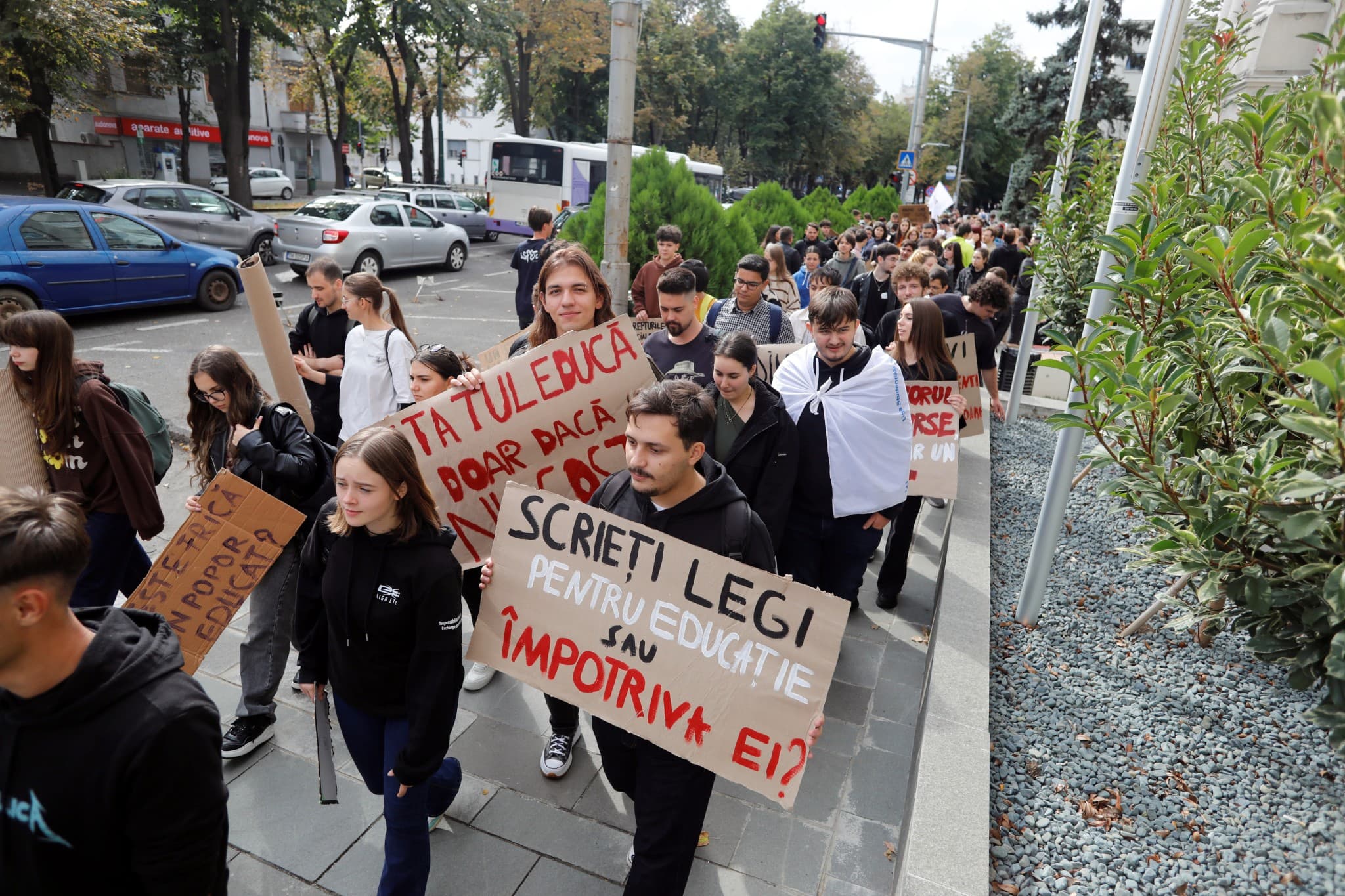 Protest — fotografie de presă, Timișoara