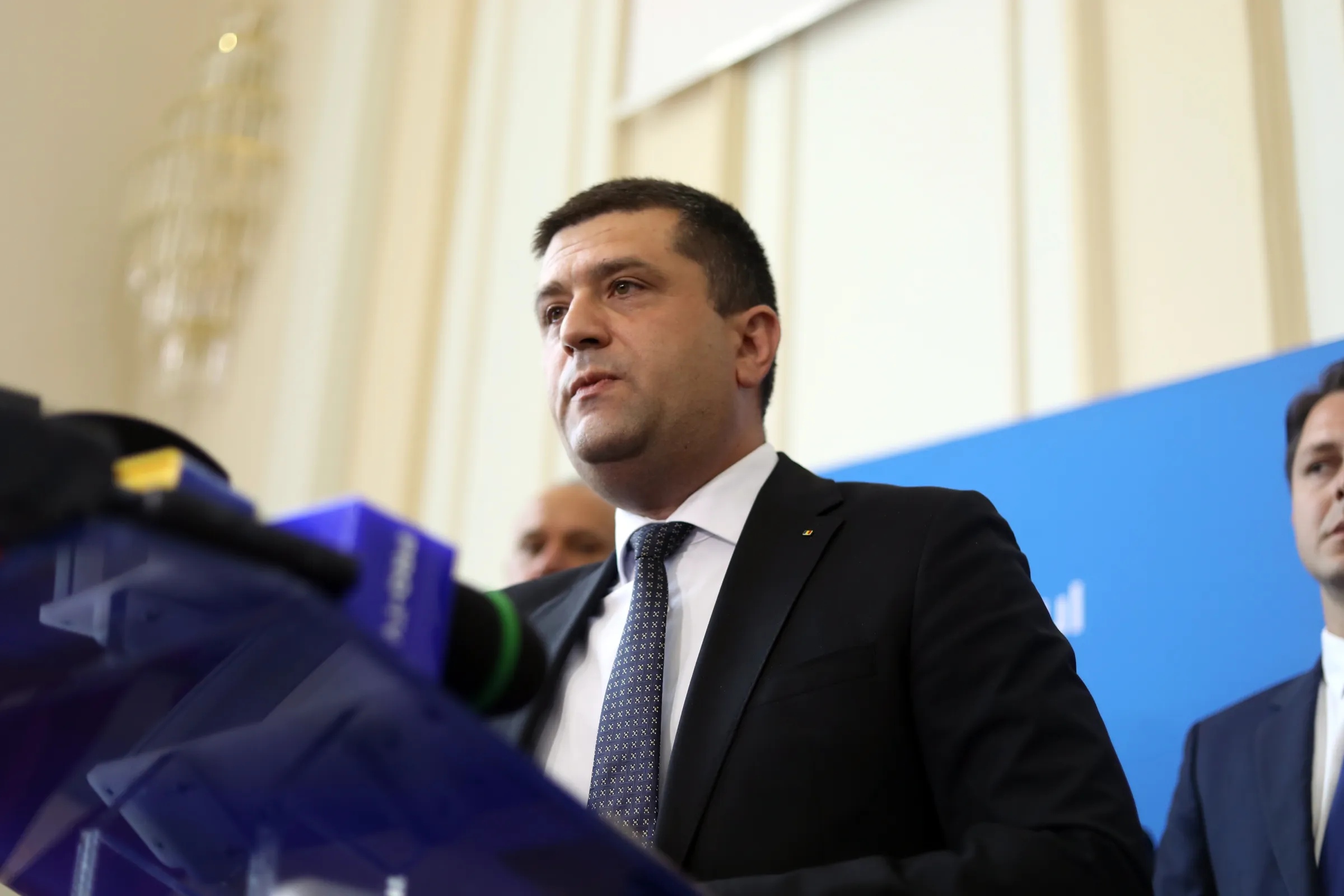 Radu Miruta Declaratie de Presa Timisoara — fotografie de presă, Timișoara
