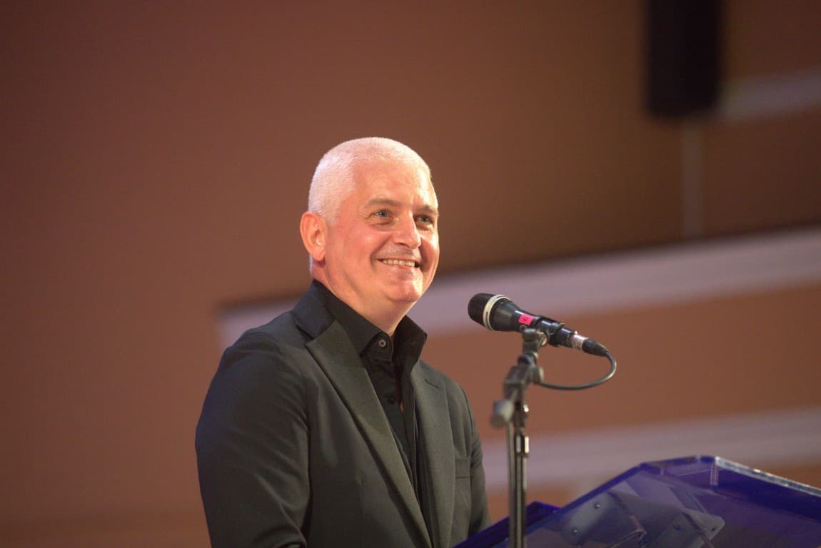Virgil Iantu Discurs Cetatean de Onoare Timisoara — fotografie de presă, Timișoara