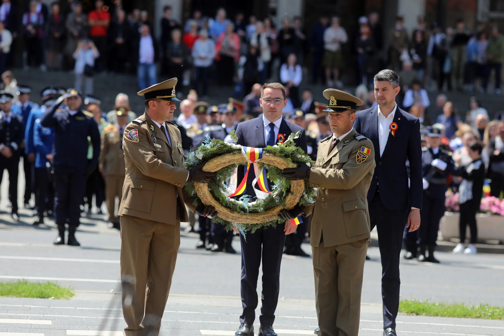 Ceremonie Militara si Religioasa — fotografie de presă, Timișoara