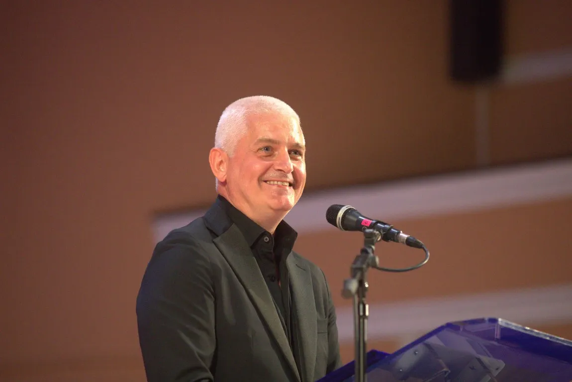 Virgil Iantu Discurs Cetatean de Onoare Timisoara — fotografie de presă, Timișoara