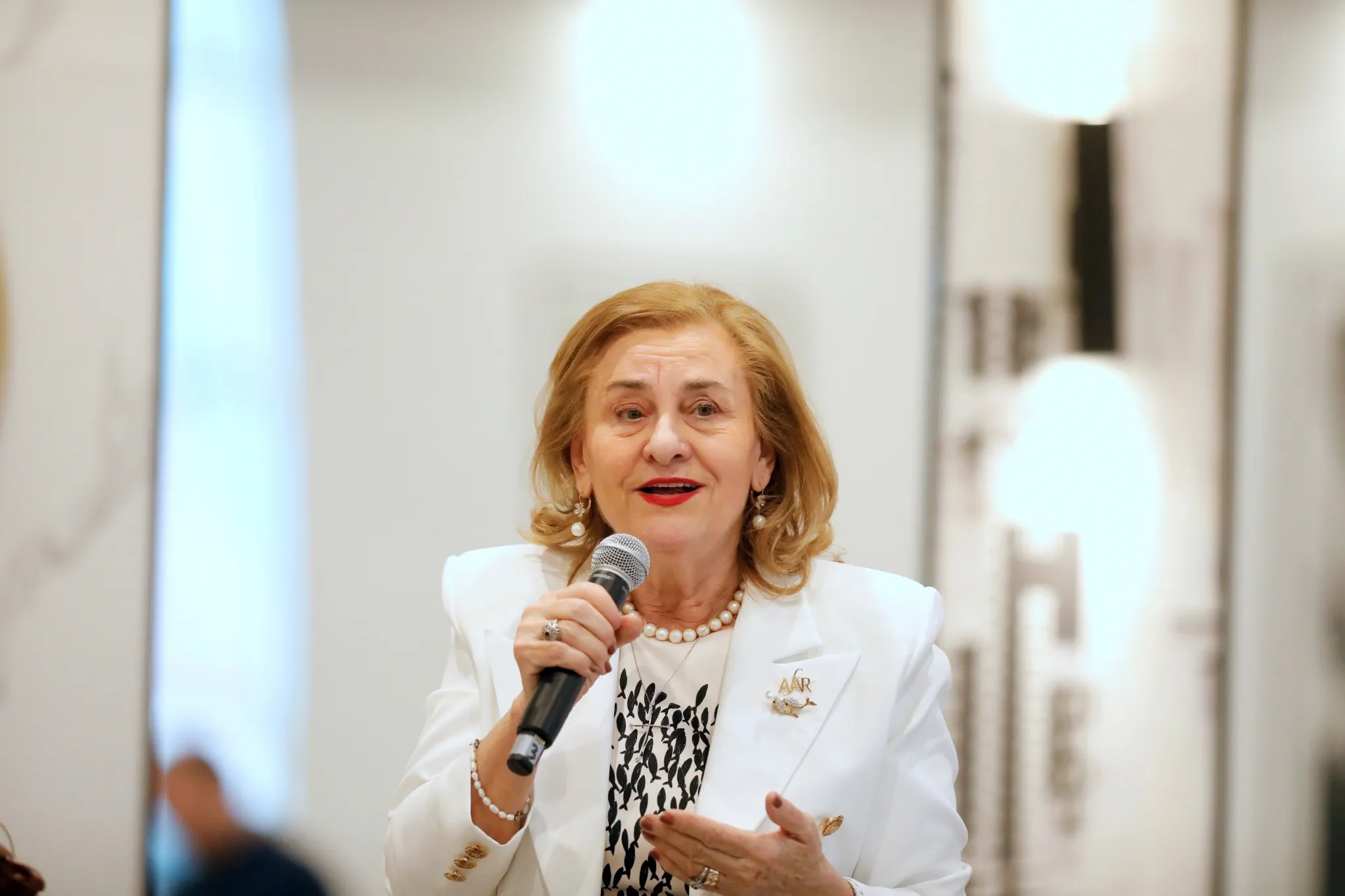 Europarlamentarul Maria Grapini — fotografie de presă, Timișoara