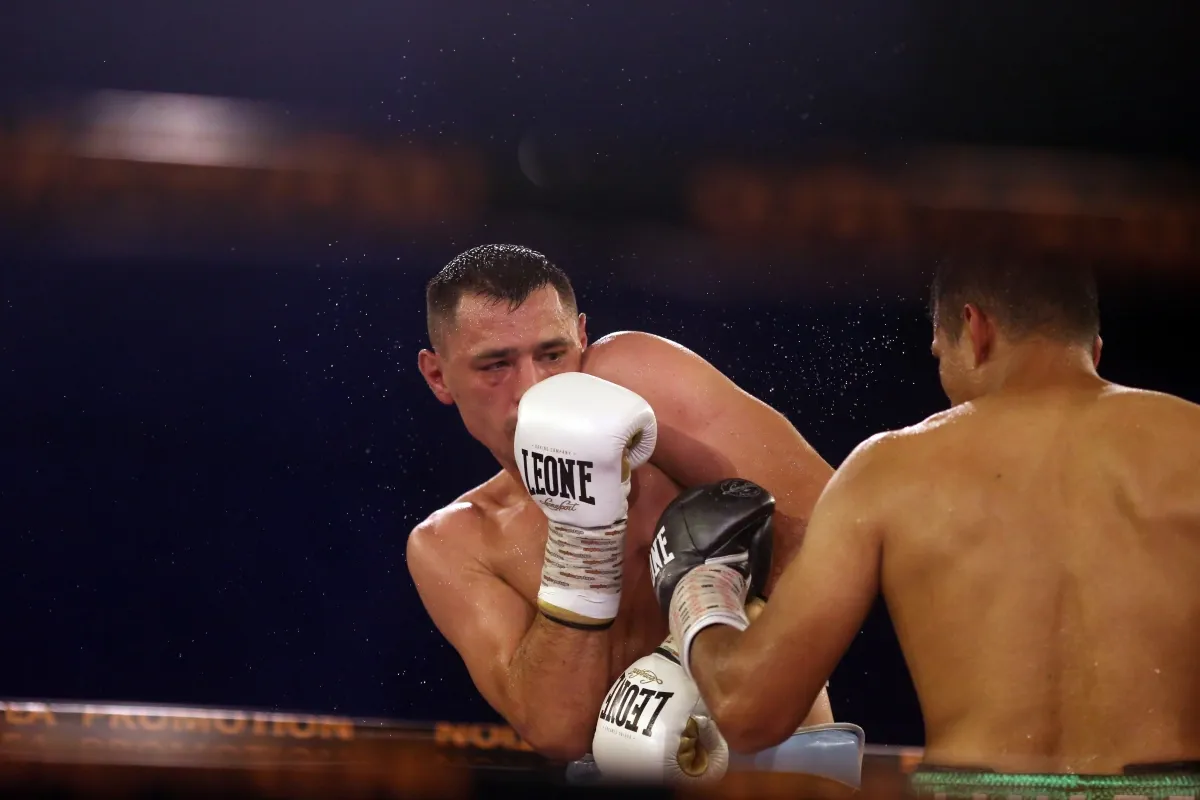 Pugilistii Flavius Biea — fotografie sportivă, Timișoara